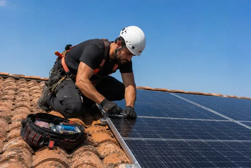 Maintenance et monitoring de panneaux solaires à Barzun